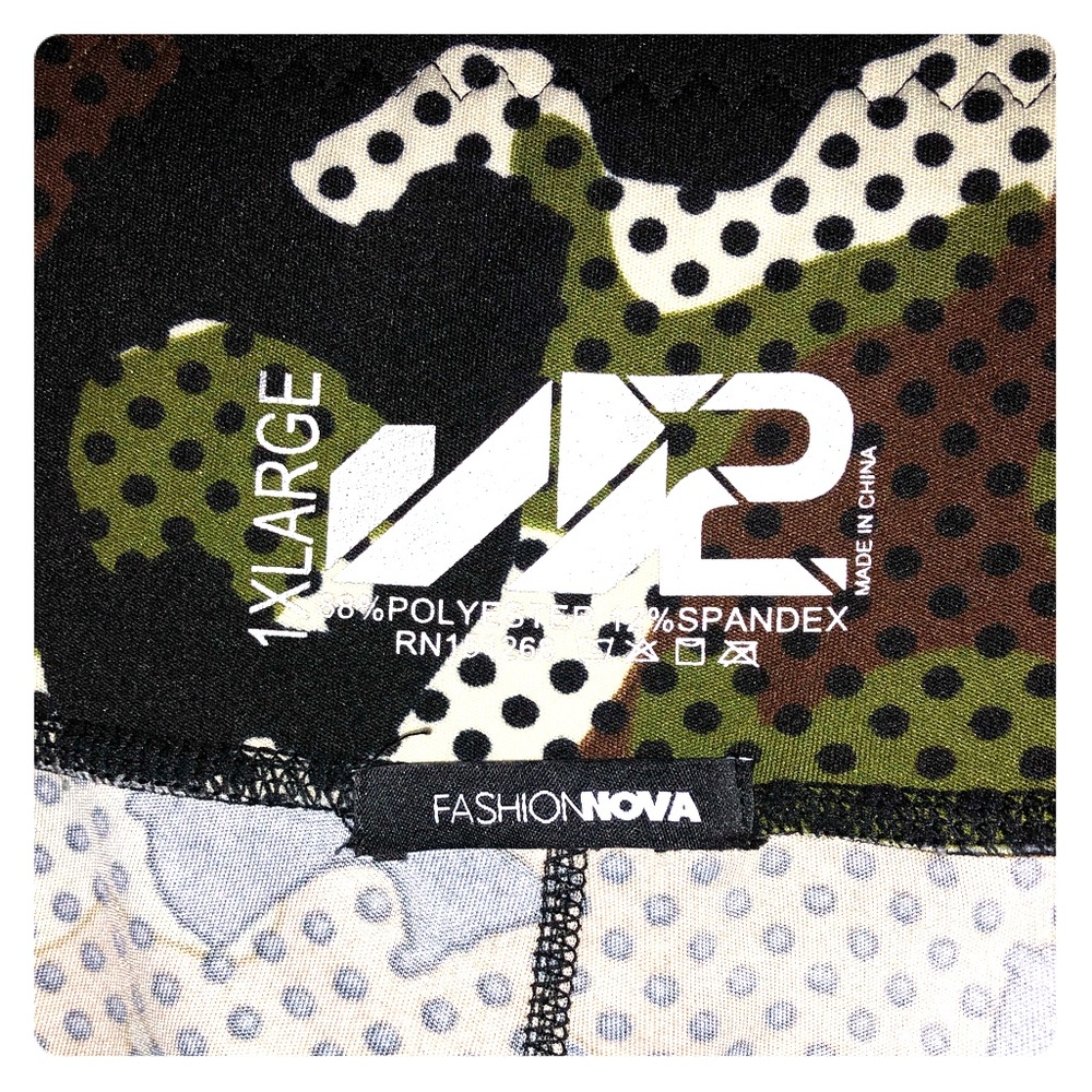 Fashion nova workout camouflage leggings